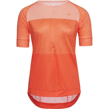 cyklistický dres Cyklistický dámský dres Silvini Stabina orange Oranžová XL