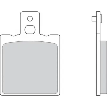 Brzdová destička Brzdové destičky BREMBO 07BB0106 CC ROAD HUSQVARNA CR 125 1984-1986