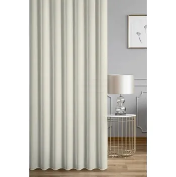 Záclona s olůvkem Paloma - šampáň bez obšití 300