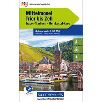 Mittelmosel - Trier bis Zell, Nr. 22, Outdoorkarte 1:35'000 - Hallwag Kümmerly+Frey AG