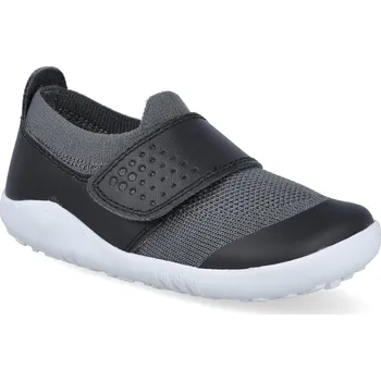 Dívčí obuv Barefoot capáčky Bobux - Dimension III Charcoal černé vegan Velikost: 21