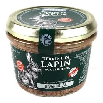 Gourmet Partners Králičí terina se švestkami 180 g