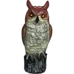 Max HLPC1045S Plašič ptáků Sova plastová - svítící oči 40,5cm