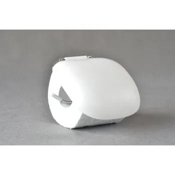 Benco Držák na toaletní papír bílý s klapkou