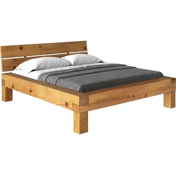 Postel Dvoulůžko SIPA 200x200 cm, masiv smrk + vyzvednutí ZDARMA