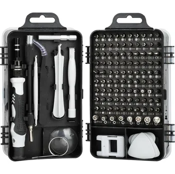 Sada nářadí Partizan Tactical | Sada nástrojů na opravu magnetické elektroniky černá (Skit M-115) 3588