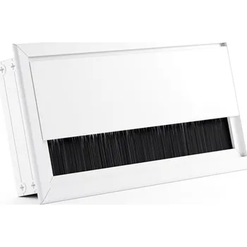 kabelová chránička Interex design Kabelová průchodka MONET 160 x 80 mm / Bílá matná