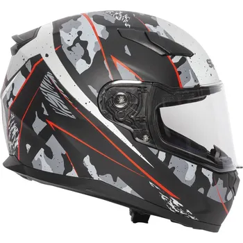 Helma na motorku SPADA Integrálna moto prilba RAIDEN XL Kamufláž sivá matná