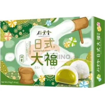Bonbon BAMBOO H. Mochi rýžové koláčky - Matcha 210g