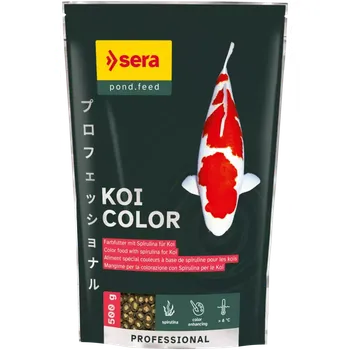 Krmivo pro rybičky Sera Koi Professional Color 500g ( KOI Professional Spirulina Color Food 500g)