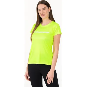 Dámské tričko Tričko CRUSSIS dámské NEON YELLOW XL