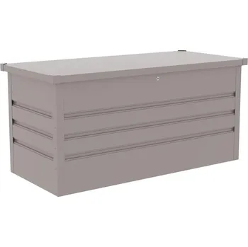 Zahradní úložný box Zahradní box G21 Denver 280 L, šedý plechový