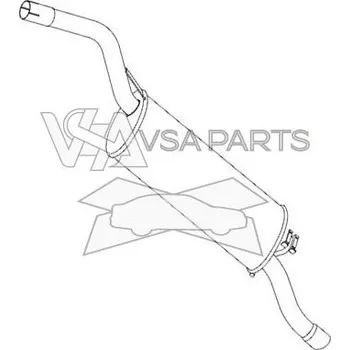 Zadní díl výfuku TYLL Výfuk zadní díl FE 1.6 (11)