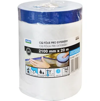 Lepicí páska páska krycí exteriérová 210cmx20m samolepicí se zakrývací folií