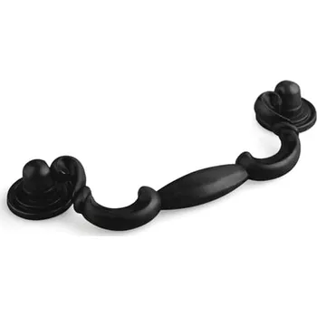 Nábytkové kování Interex design Úchytka FLORA / Černá matná 96 mm