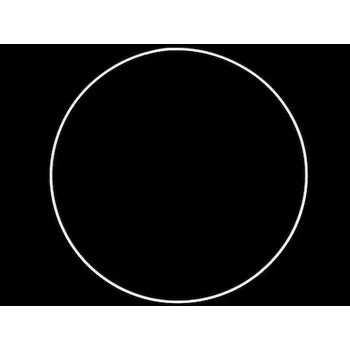 Kruh na mandalu/lapač snů 60cm bílý