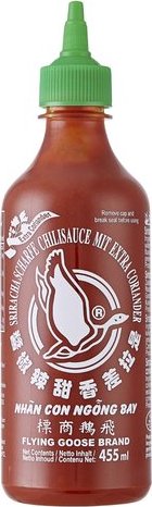 FLYING GOOSE Sriracha chilli omáčka s koriandrem 455 ml