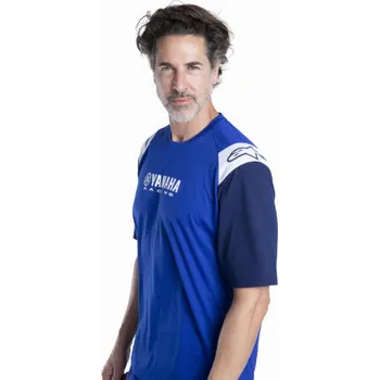 Pánské tričko Pánské MTB tričko s krátkým rukávem Alpinestars Yamaha BOTEV