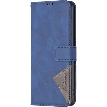 Pouzdro na mobilní telefon Samsung Galaxy A55 5G A556 pouzdro book CaseMe Binfen modré