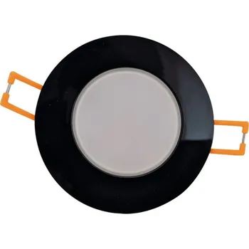 LED osvětlení GREENLUX LED Svítidlo vestavné - BONO-R Black IP65 - 5W 350lm - neutrální bílá