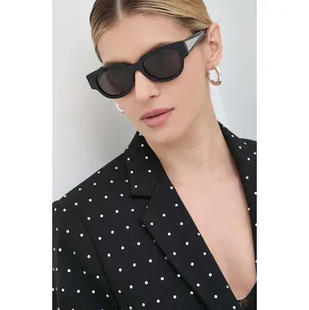 Sluneční brýle Sluneční brýle Bottega Veneta dámské, černá barva, BV1278SA 99X, vel. 52