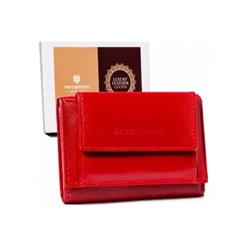 Peněženka Peterson Dámská kožená peněženka Harddust červená One size