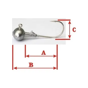 Jig Koule s krčkem 17g-4/0