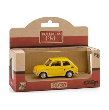 Kolekcja PRL Fiat 126p żółty