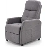Halmar Relaxační křeslo FELIPE polohovatelné šedé