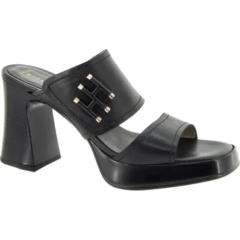 Dámské pantofle HISPANITAS Dámské kožené černé pantofle HV243354-BLACK-255 Velikost 36