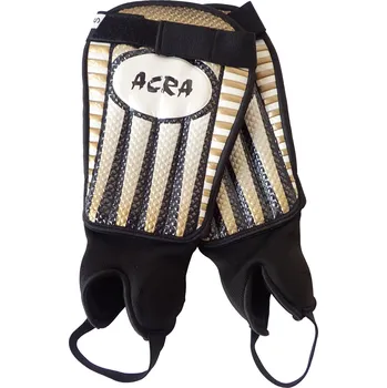 Fotbalový chránič Acra Fotbalové chrániče holení velikost M žluté