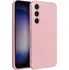 Pouzdro na mobilní telefon Metallic Case pro Samsung Galaxy S23 FE růžové
