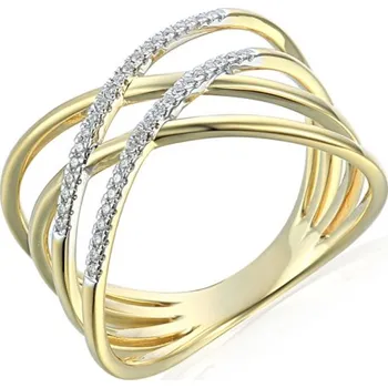 Prsten Gems Diamantový prsten 0,013ct vel.58