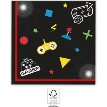 Papírový ubrousek Papírové ubrousky Herní párty