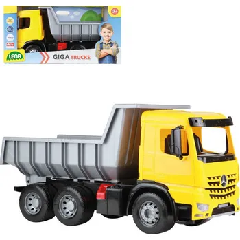 Hračka na písek LENA Auto Mercedes Arocs sklápěč odstrkovadlo 70cm 3-osé odrážedlo na písek