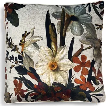 Polštář Essenza, Polštář Daffodil Reunited 50 x 50 cm růžovo-bílý - Formadore