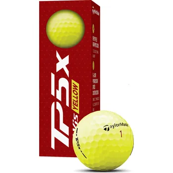 Golfový míček TaylorMade TP5x 2024 (3pcs), Yellow