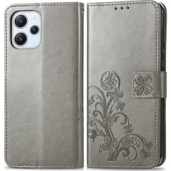 Příslušenství pro tablet VSECHNONAMOBIL 63171 ART FLOWERS Peněženkový kryt Xiaomi Redmi 12 šedý