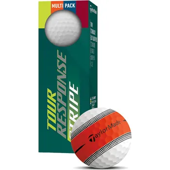 Golfový míček TaylorMade Tour Response Stripe (3pcs), Orange