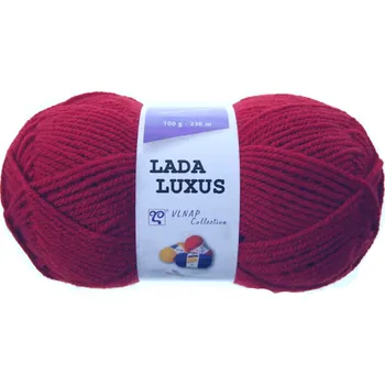 Příze Lada Luxus 52082 - Kardinal.červená