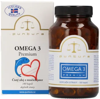 Přírodní produkt Puntura Omega 3 Premium 500 mg 180 cps.