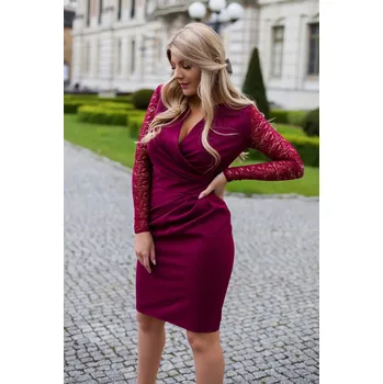 Dámské šaty Glara Šaty s překládaným výstřihem 850175