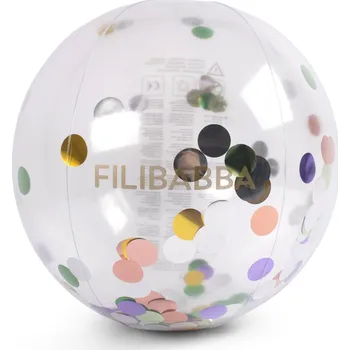Filibabba /Dánsko/ Nafukovací míč Filibabba Alfie Rainbow Confetti