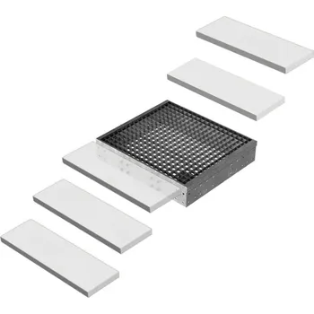 Schodiště Podesta pro schody DOLLE GARDENTOP - Ocelový nášlap Maximální výška podesty: do 300 cm, Rozměr podesty: 100 x 88 cm (pro šířku schodů 100 cm), Druh podesty: Průběžná