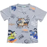 Chlapecké tričko kr.r. Kugo HC9346, šedé