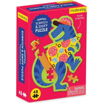 Puzzle Mudpuppy Puzzle Pizzasaurus 48dílné s vůní