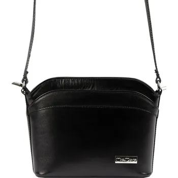 Kabelka Černá malá kožená crossbody kabelka Mia More no. 009