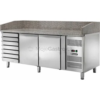 Amitek Stůl pizza chladící AK2612TN 7 neutr.zásuvek 2025x801