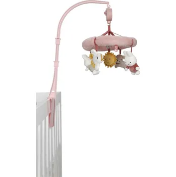 Kolotoč nad postýlku Little Dutch Hudební kolotoč Miffy Fluffy Pink