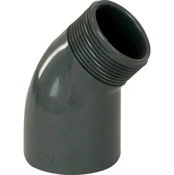 PVC tvarovka - Úhel 45° 63 x 2“ ext.